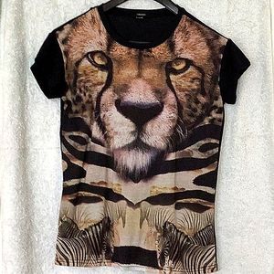 Forever 21 Animal Shirt